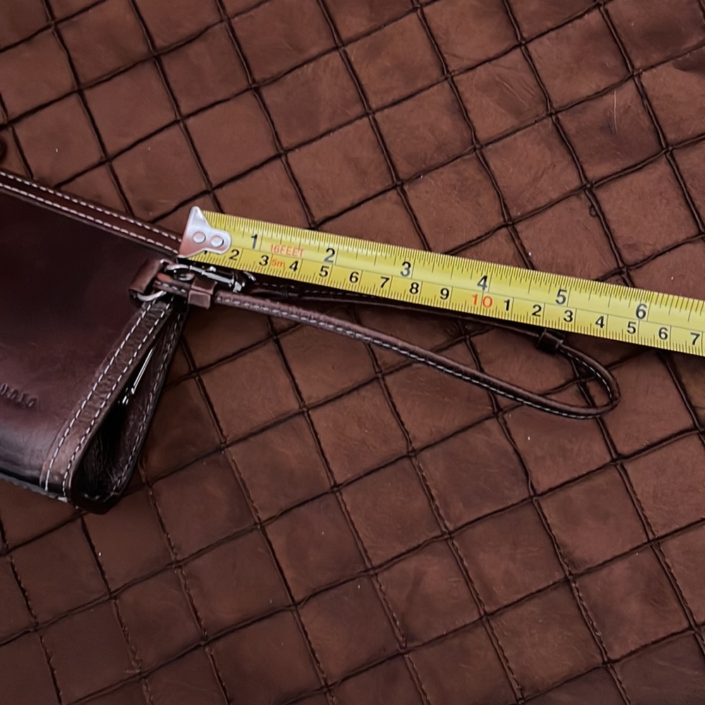 Pelle Studio bronze leather mini clutch wristlet - Picture 15 of 15